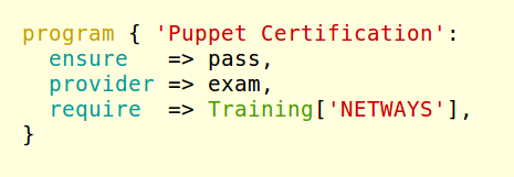 Puppet Certification