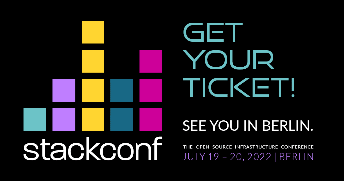 stackconf 2022 | Register now!