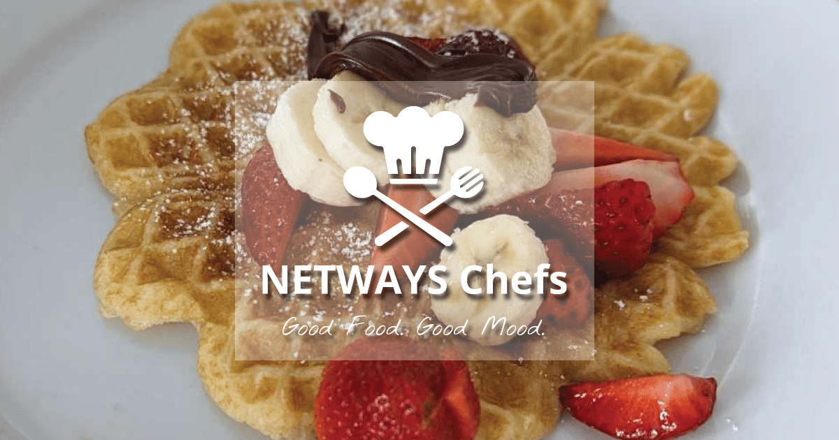 NETWAYS Chefs – F&A backt Waffeln